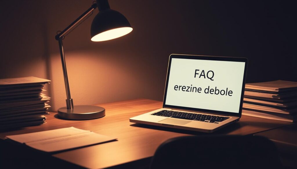 FAQ erezione debole